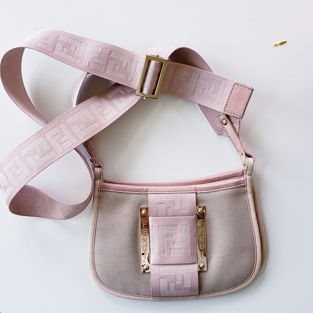 Fendi Cloth Crossbody Bag/Vintage